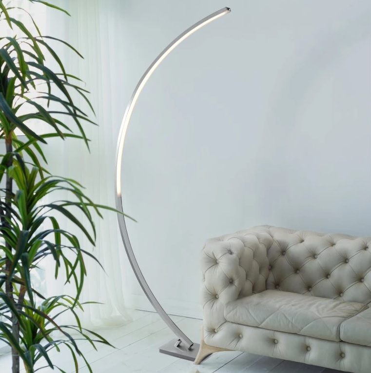 Liv&Bo Oblouková LED stojací lampa 55875KL 3